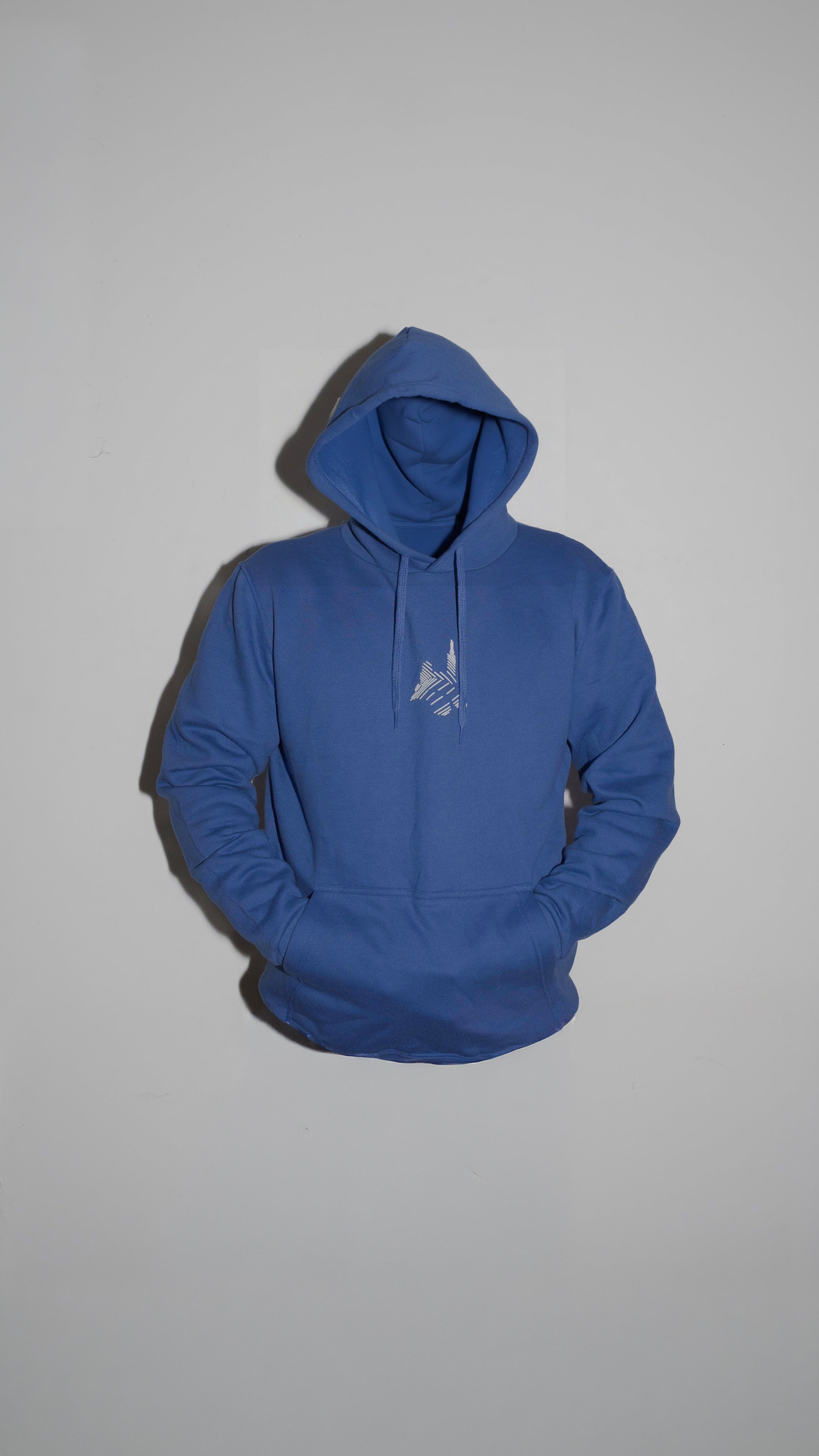 sweat à capuche bleu