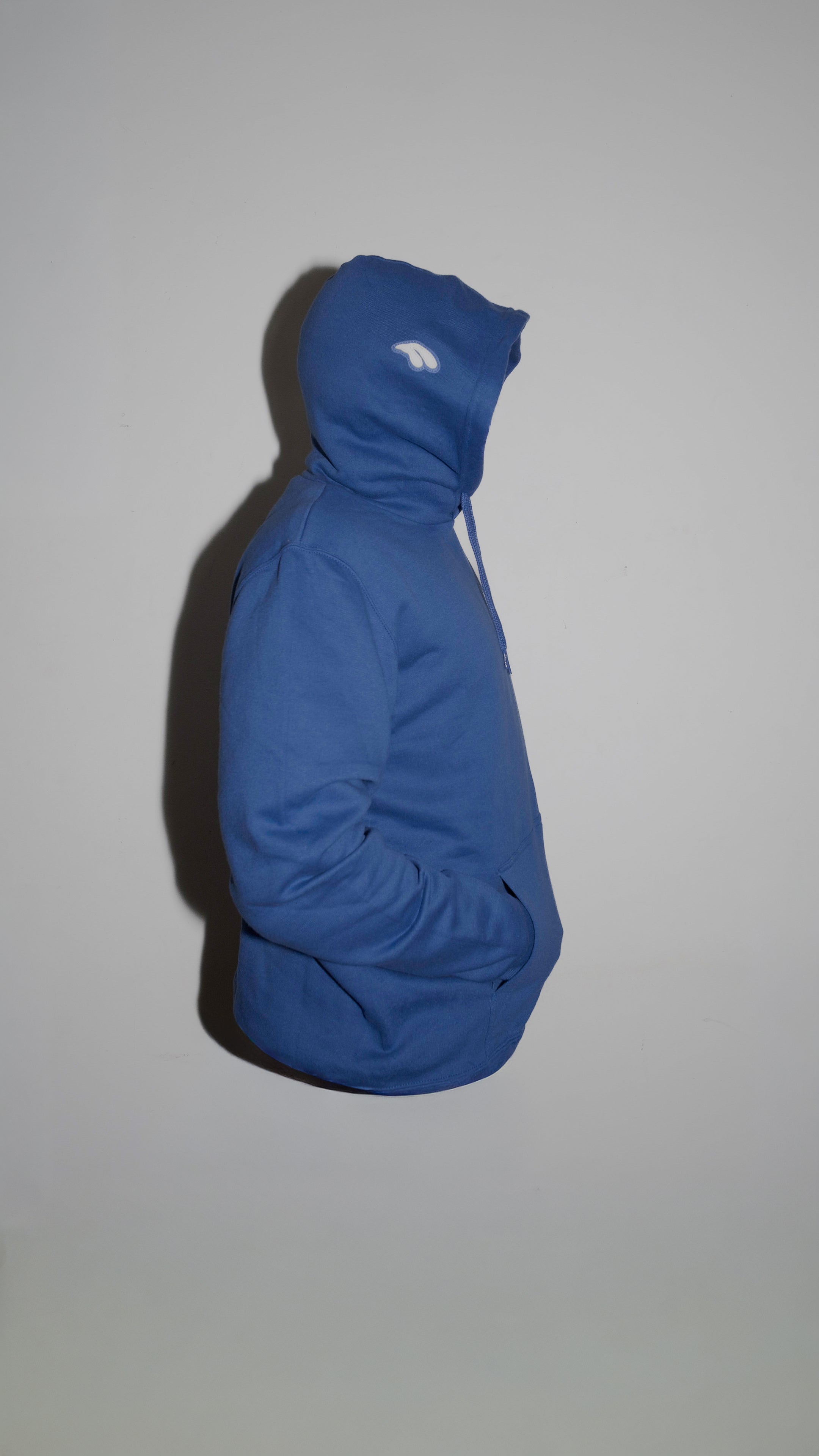 sweat à capuche bleu